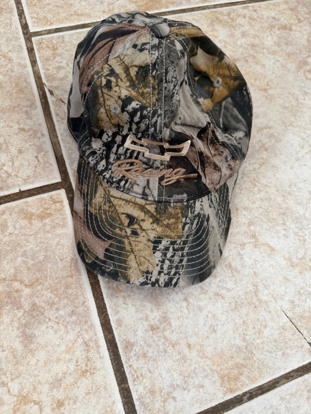 Triumph Camo Baseball Cap in Brown, Green, Black